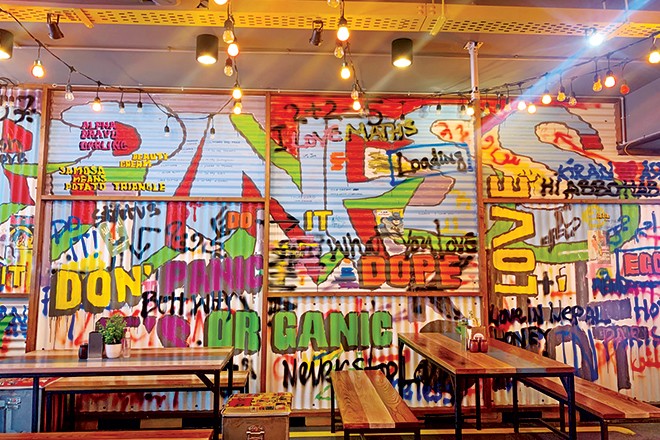 When street art meets desi comfort food!