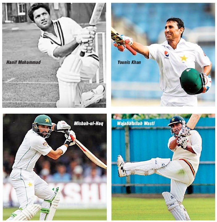 A century in each innings of a Test
