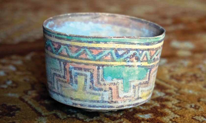 Pottery from Nal that shows pigments from 5,000 years ago.