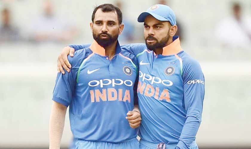 Kohli has come under attack for supporting Shami after India lost to archrival Pakistan in the T20 world cup. — Image source Twitter