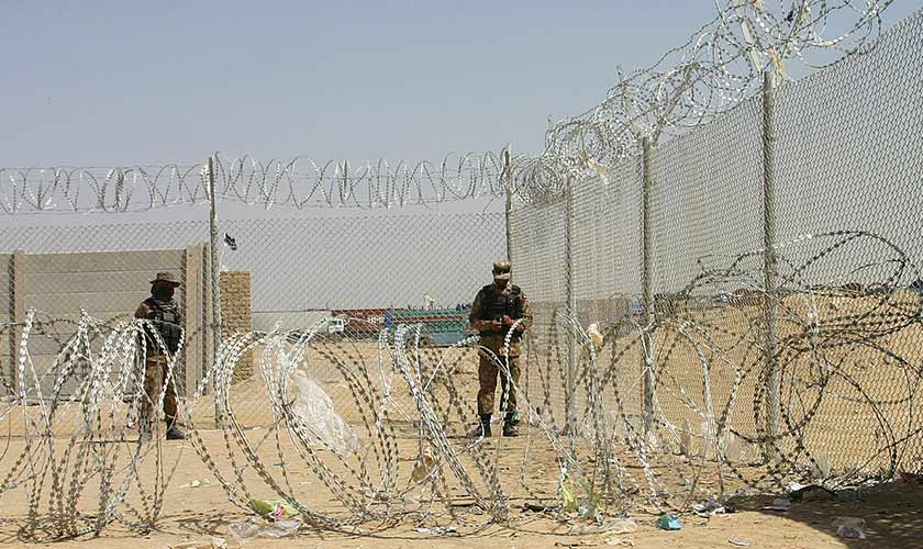 Pak-Afghan border. Photo courtesy: Reuters