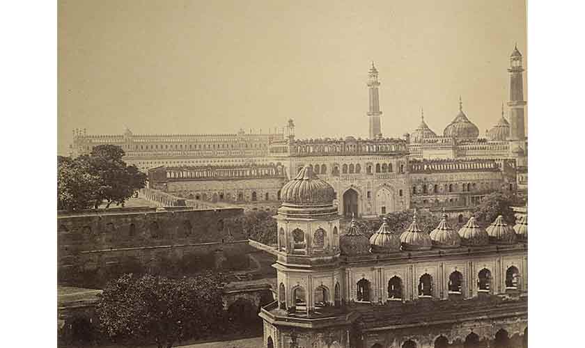 Bada Imambada & Asfi Mosque photographed by Samuel Bourne in 1860s.