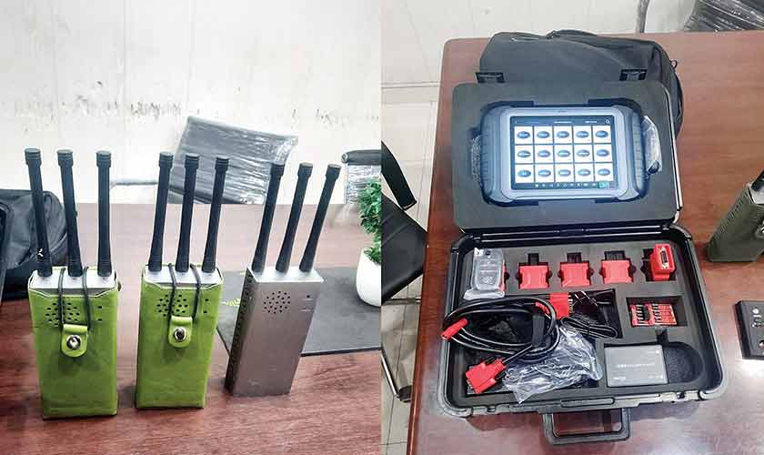 Digital gadgets recovered from the accused. — Images: Supplied by the author