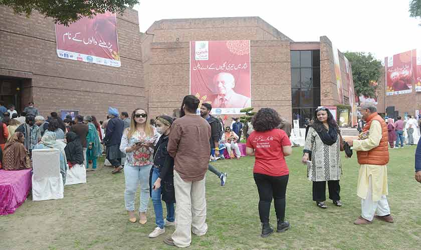 Faiz Festival turned out to be quite a well-attended affair. — Photo by Rahat Dar