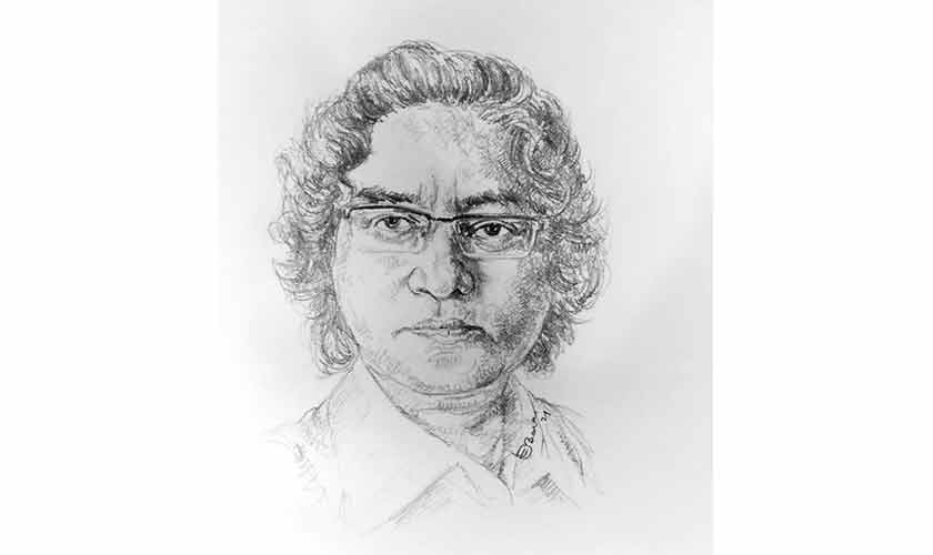 A sketch of Wajahat Masood. — Image: Supplied