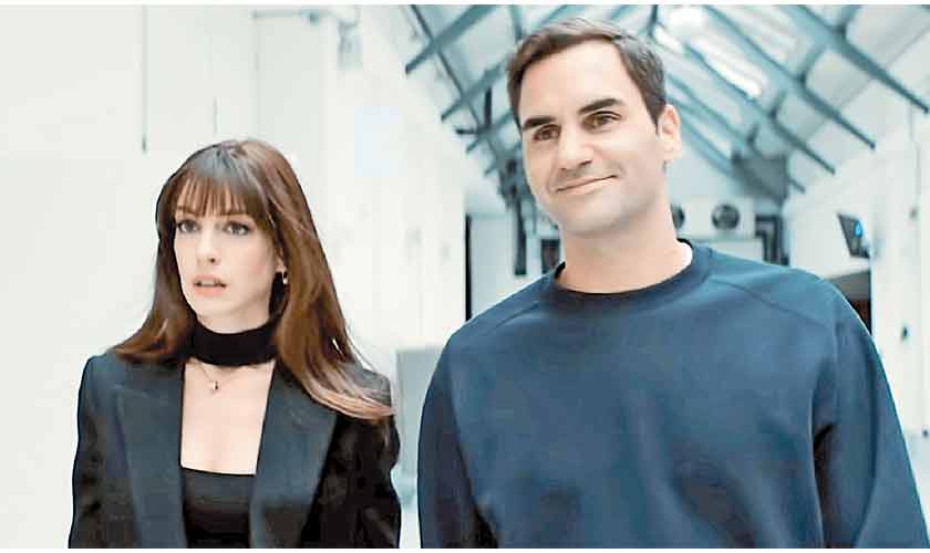 NEWS OF THE WEEK: Roger Federer and Anne Hathaway come together for an ad