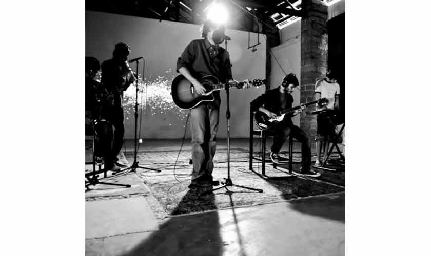 Music can be a cathartic experience, seen here Sikandar Ka Mandar during Lussun TV.