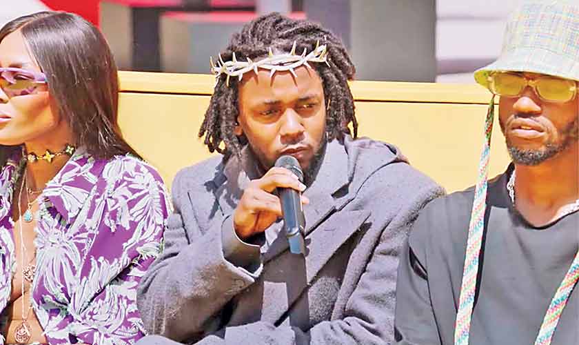Kendrick Lamar pays tribute to Virgil Abloh in Paris