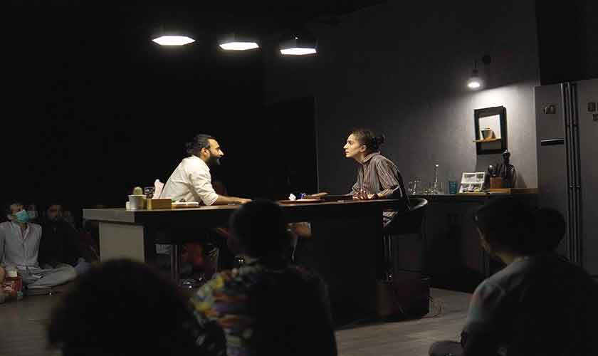 Theatre is about no retakes, no cuts, no second chances; just pure raw acting. — Photos by Olomopolo Media