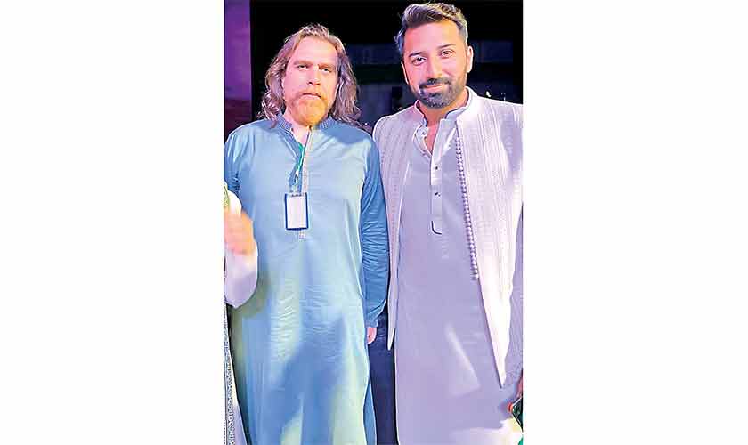 Quaid Ahmed with Rohail Hyatt