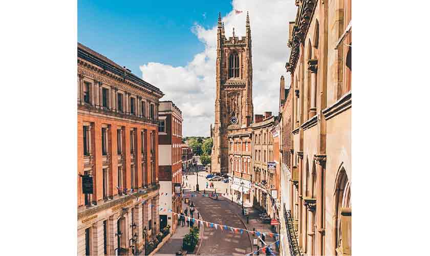 High Street and Cathedral.