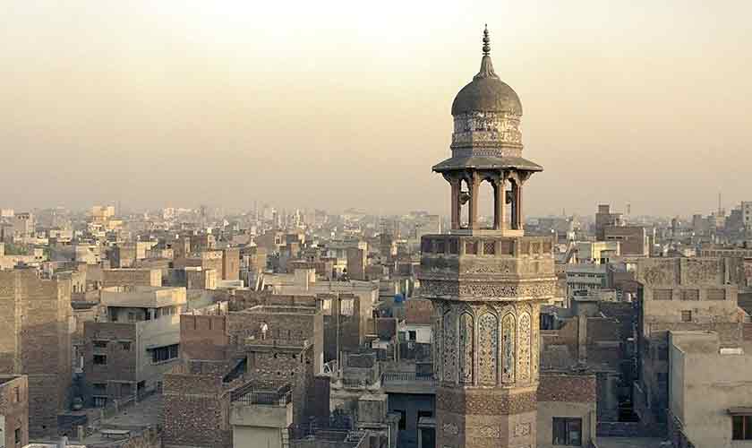 There is a clear socio-economic distinction between the people residing in the Walled City (the city’s historical centre) and those living in private housing societies. — Photo: WCLA