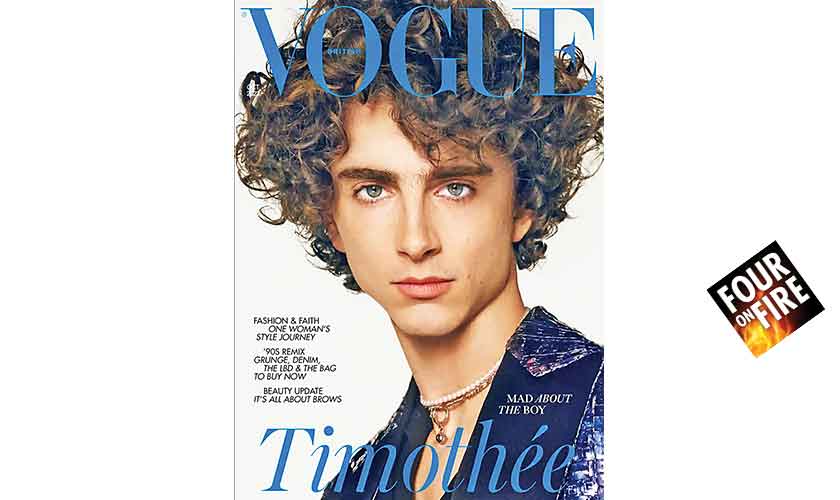 A big year for Timothee Chalamet