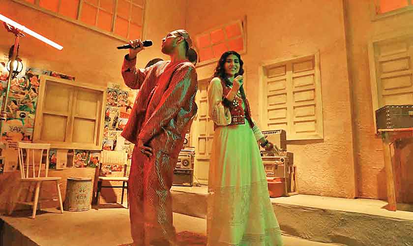 Ali Sethi with Shae Gill from Coke Studio 14’s biggest hit, ‘Pasoori’.