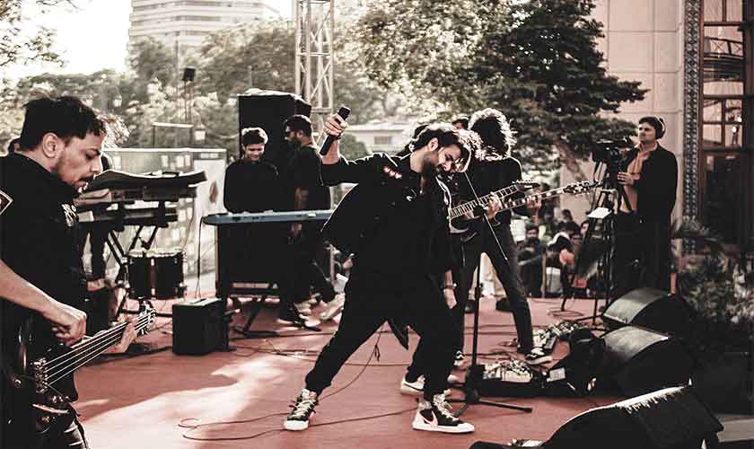 Kashmir in their element as they perform live after Pandemic restrictions have eased up.
