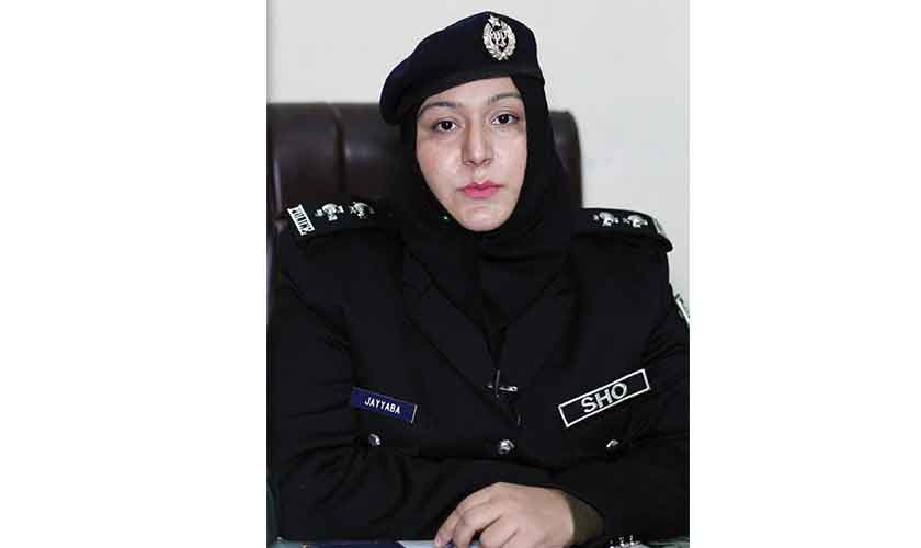 Jayyaba Mansoor rose to prominence after her appointment as SHO, Sarwar Road, Lahore Cantt. — Photo: Web