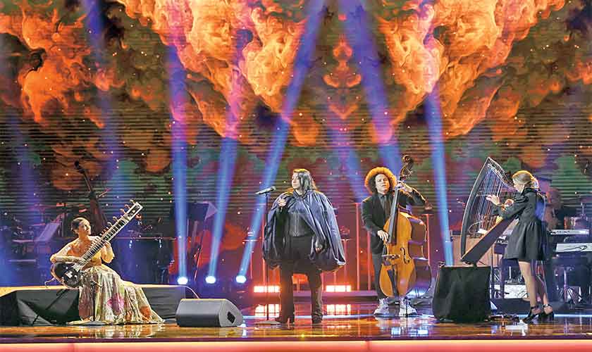 Arooj Aftab had a terrific time at Beyonce and Jay-Z’s exclusive Roc Nation Brunch during the Grammy week.