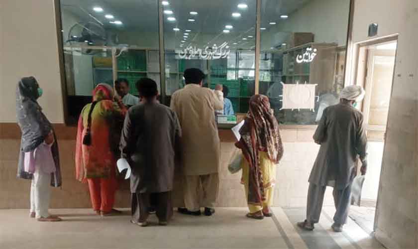A surge in dollar rates and shortage of funds allocated for the hospitals are said to be the main factors for the prevailing crisis. — Photo by Rahat Dar