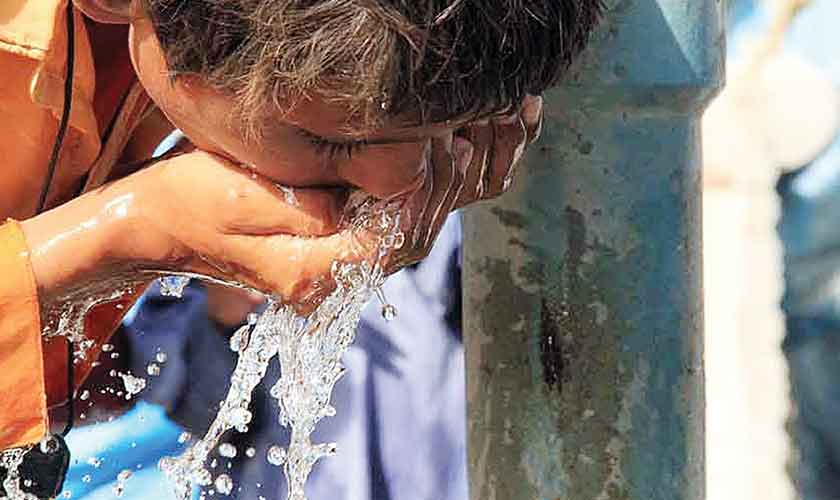 Safe drinking water can save people some money they might to spend otherwise on health related issues. — Photo by Rahat Dar