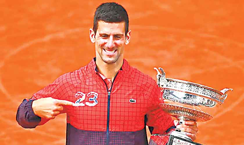 Djokovic’s 23rd Grand Slam win