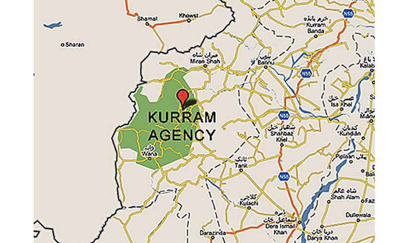 A map of Kurram Agency which was merged in 2018 with KP and is now known as Kurram district.