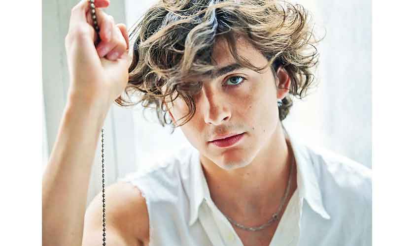 Timothee Chalamet is the face of Chanel's men's fragrance