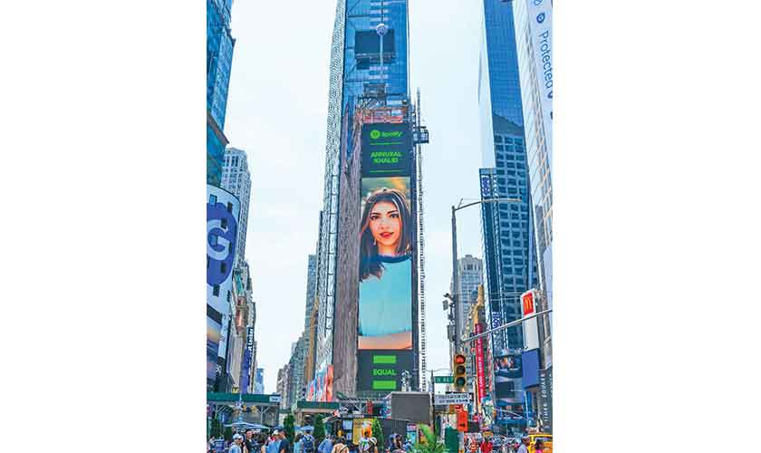 Annural Khalid, who is Spotify’s EQUAL ambassador at the moment is an artist who has diligently worked to accomplish enough popularity and fan following that she made the coveted Spotify EQUAL ambassador list, which includes a digital billboard in Times Square, NYC.