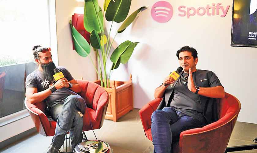 Spotify launches an invite-only global influencer community:-(From left to right): Khan FM, Spotifys Artist and Label Partnerships Manager for Pakistan, Sri Lanka, and Bangladesh, and musician Ali Hamza at the launch of global VIP club, a Spotify program that took place in Karachi earlier this month. As part of the streaming giant’s latest initiative to push emerging talent forward, it was organized for an invite-only global community for influencers. The program’s mission was “to redefine the audio experience for the influencer community in Pakistan with a focus on educating digital creators about how Spotify acts as a partner in enriching their careers and aspirations”.