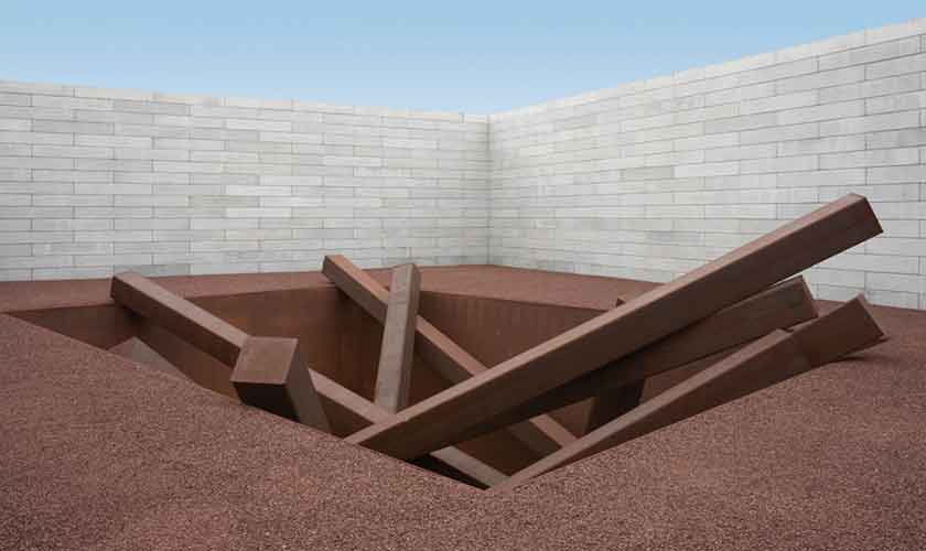 ‘Collapse, 1967/2016’ by Michael Heizer. — Photo courtesy: Glenstone Museum
