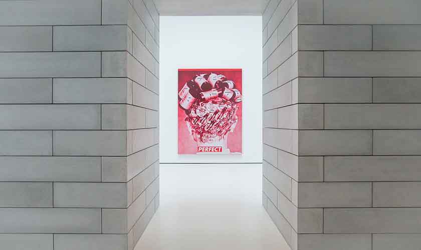 ‘Untitled (Never Perfect Enough), 2020’ by Barbara Kruger. — Photo courtesy: Glenstone Museum