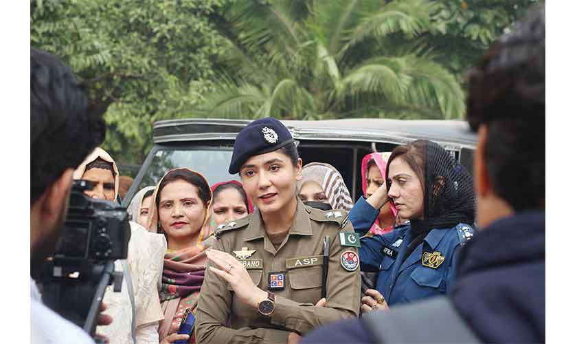 ASP Shehrbano Naqvi is the key person behind coordination between the police department, the CTP and the LUMS team for training of women drivers. — Photo: Supplied