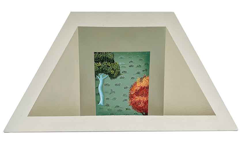 Shahid Hassan Boni’s Emptiness and Beyond. Acrylics on Canvas. — Photos: Supplied