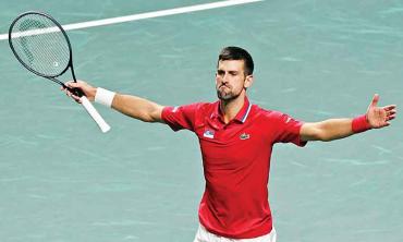 Djokovic extends Davis Cup singles winning streak to 21 in a row