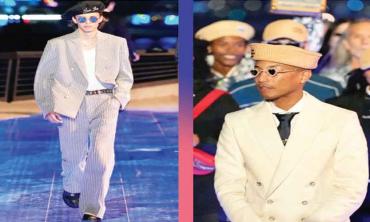 Highlights from Pharrell Williams’s first Louis Vuitton menswear pre-fall show in Hong Kong