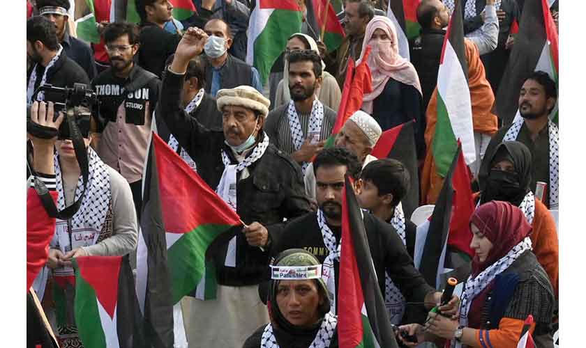 In solidarity with Palestine