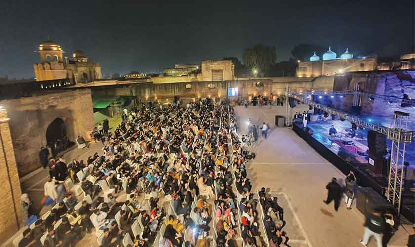 Dr Ajaz Anwar says that “by building restaurants in heritage sites we may be causing more damage to the fragile structures.” (Seen here is the qawwali night held at the Royal Kitchens inside the Lahore Fort.) — Photos: Courtesy of WCLA’s WhatsApp group