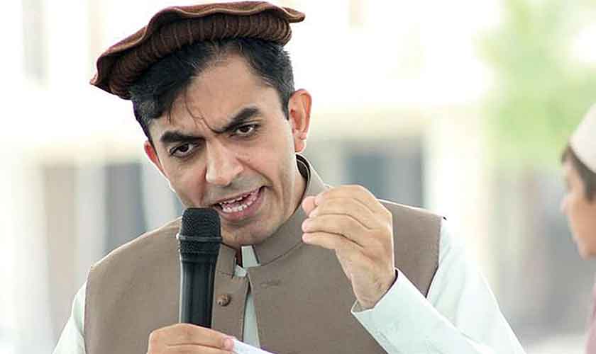 Mohsin Dawar survived a terrorist attack during his election campaign in North Waziristan. — Photo: Courtesy of TNN