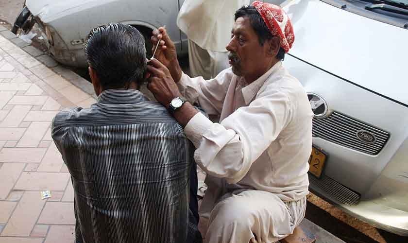 Mohammad Bashir, ear cleaner