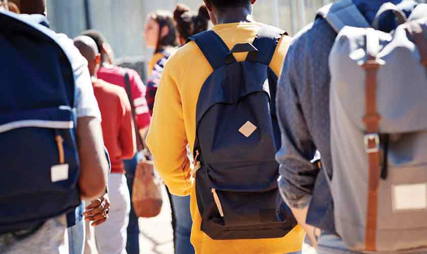 Away from home, calling for help