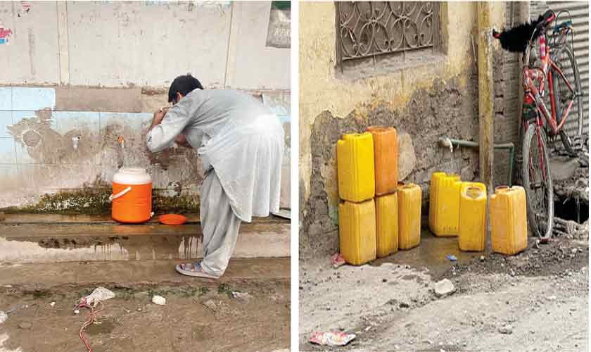 Vulnerable to water-borne diseases