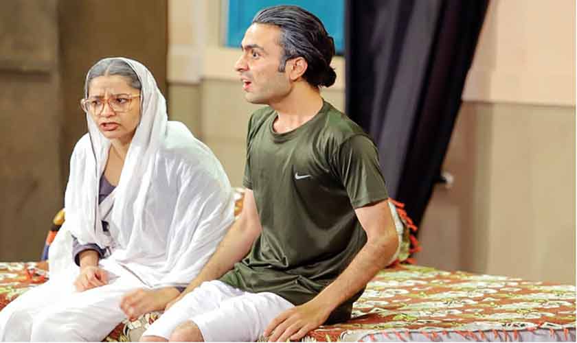 Most of the actors in the play were novices and enacting multiple roles.