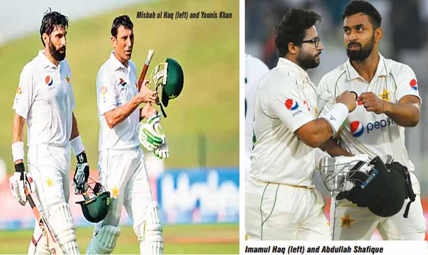 A tale of two centuries: two players sharing a century partnership in both innings of a Test