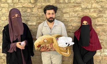 Born amid floodwaters