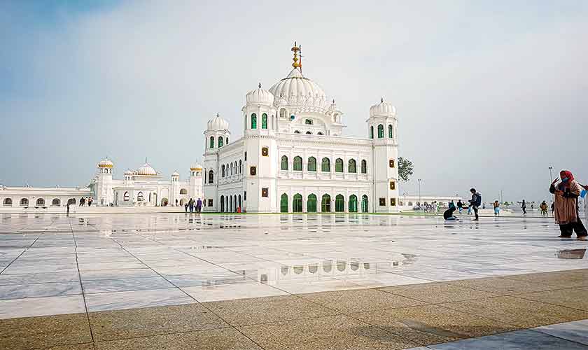 Baba Nanak’s Well at Kartarpur. Gurdwara Darbar Sahib Kartarpur was built to commemorate the spot where Guru Nanak is said to have passed away.