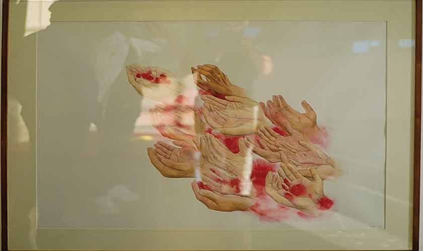 (Above and right) Gentle Apocalypse curated by Saher Sohail.