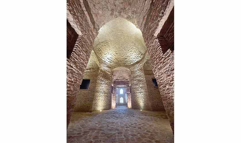 The subterranean complex features three levels of connected underground chambers, their interior evoking a haunting atmosphere. These chambers include interlinked rooms, labyrinthine passages and stairs lined with weathered, ancient bricks. — Images: Supplied