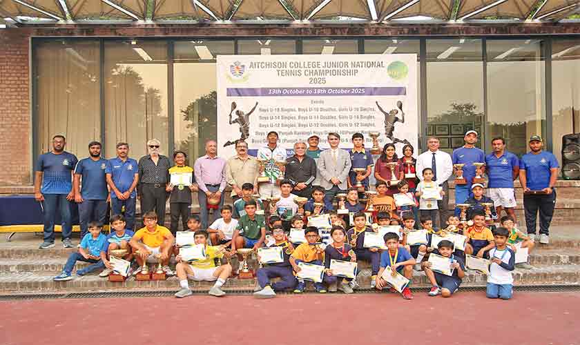 PLTA and Aitchison College go together in tennis promotion