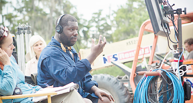 Nominated 12 Years A Slave director Steve McQueen behind the scenes