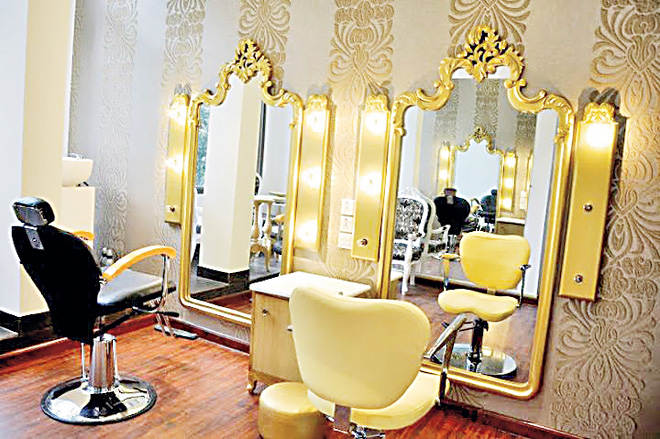 Extra ease: A salon at L’ateliar allows ladies to pack in some pampering during their shopping spree