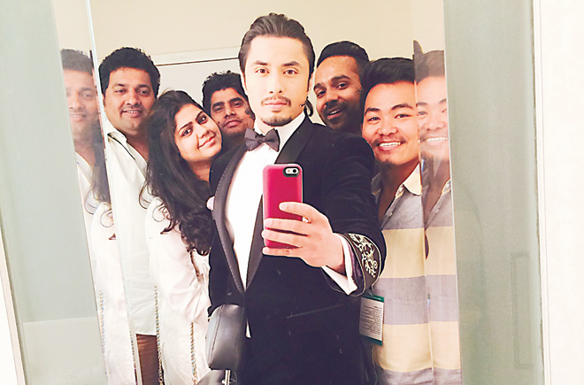 Selfie love, backstage at the Zee Cine Awards 2014 ... Ali has made a name for himself internationally and now Pakistan’s biggest star is ready to invest his time and energy in making his own film. Till then, you can catch him in Kill Dil this November.